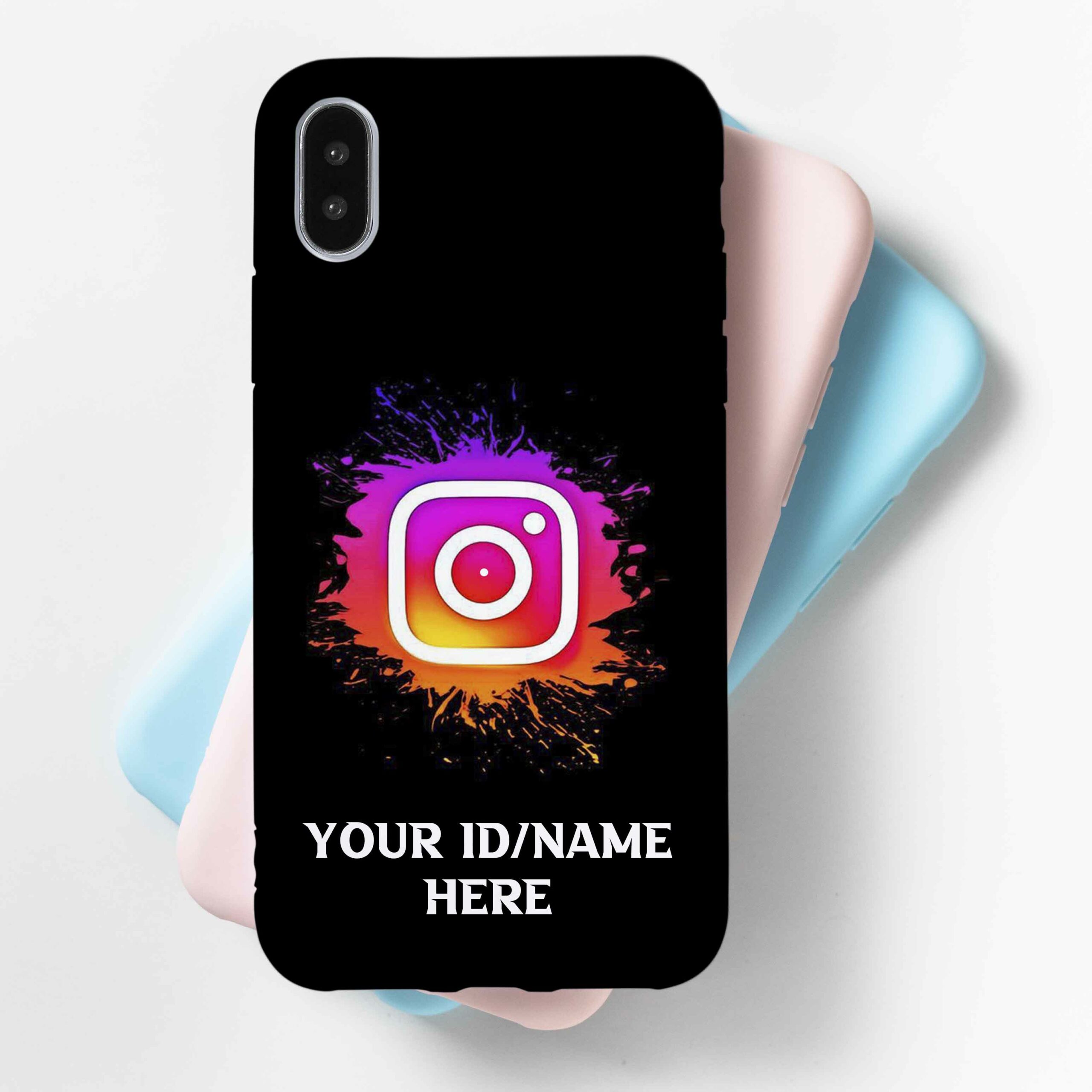 Insta ID Name Mobile Cover For All Mobile Models – Verity.PK